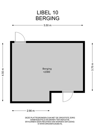 Floorplan - De Libel 10, 6171 TC Stein